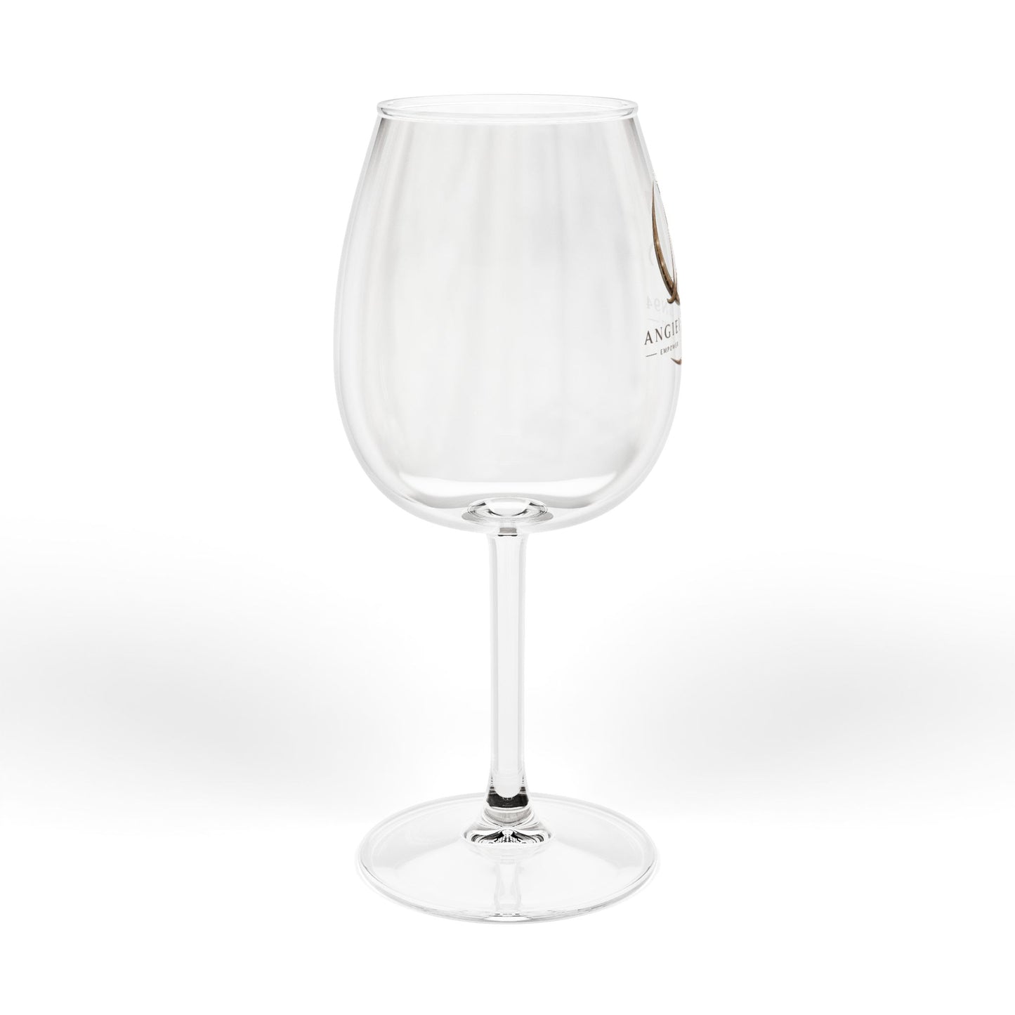 Soft Life Elegant Monogram Wine Glass ✨
