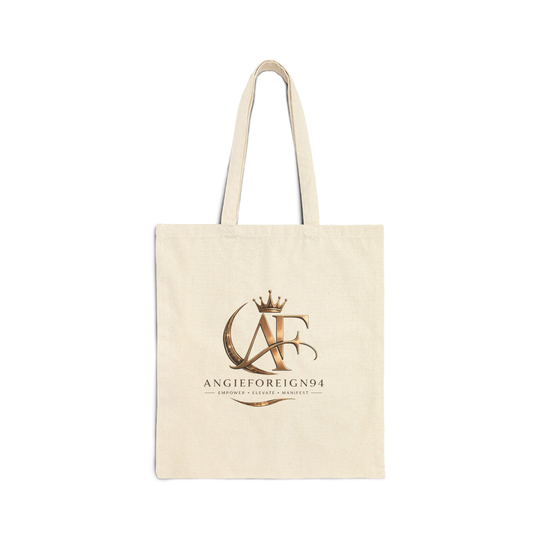 Becoming Her Inspirational Cotton Tote Bag